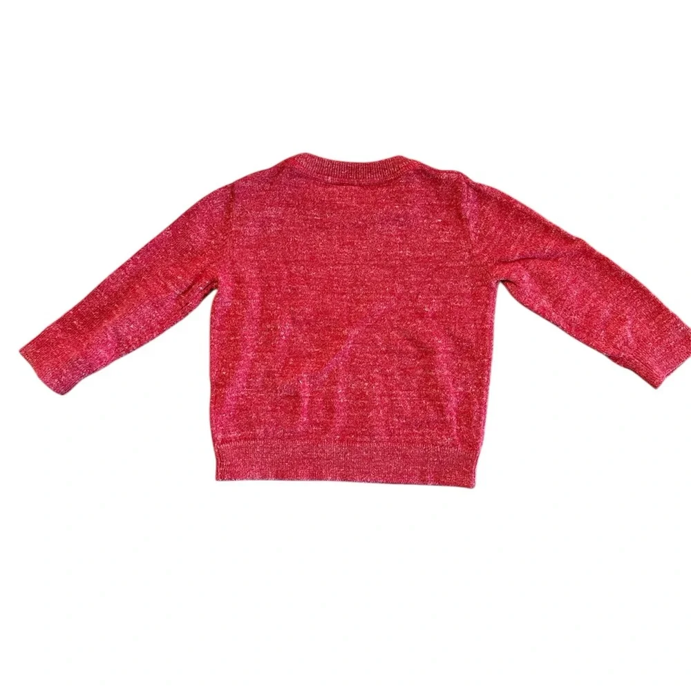 Baby‎ Gap Red Marled Knit Brannan Bear Sweater Size 2T Toddler